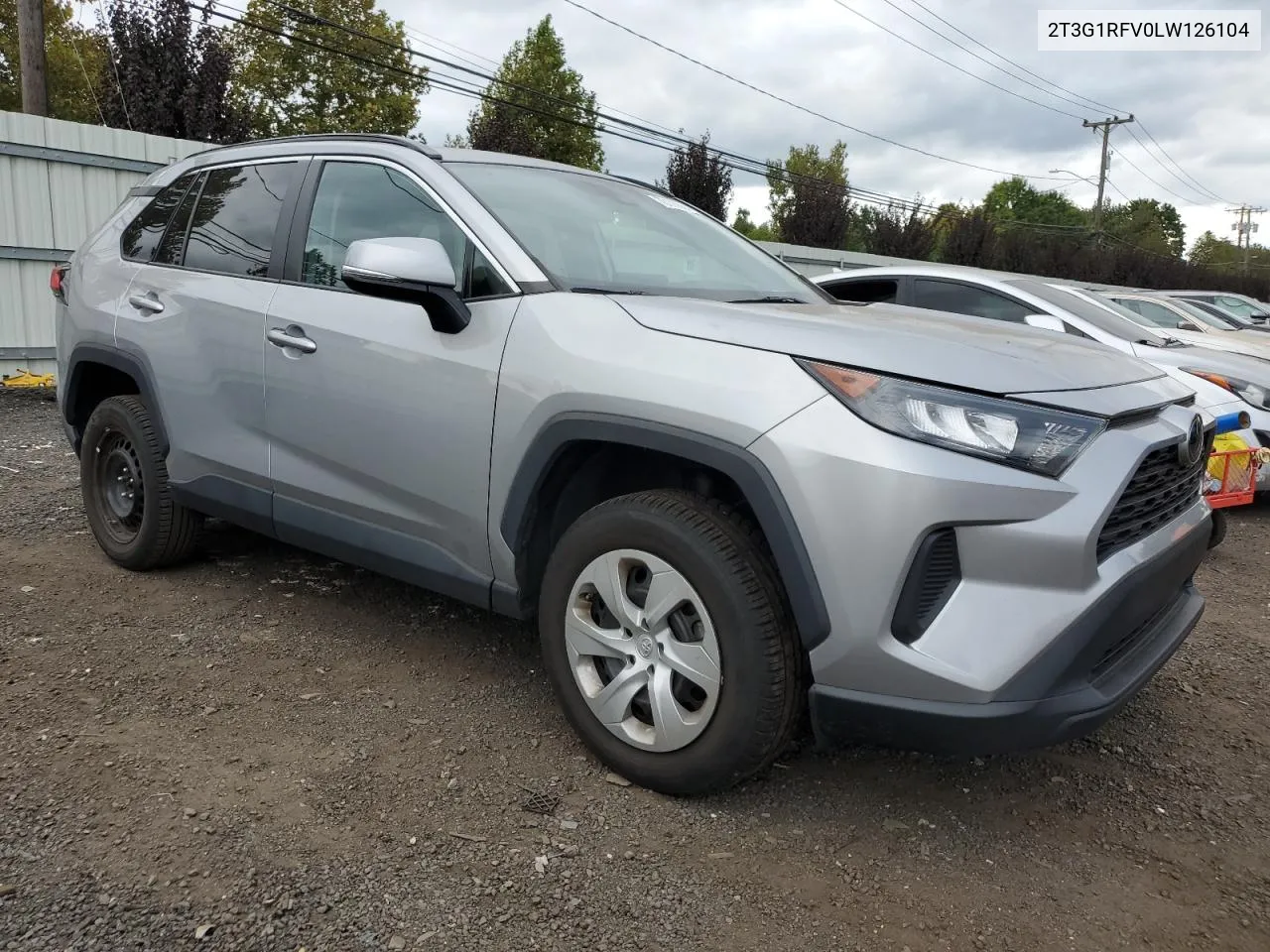 2020 Toyota Rav4 Le VIN: 2T3G1RFV0LW126104 Lot: 72178864