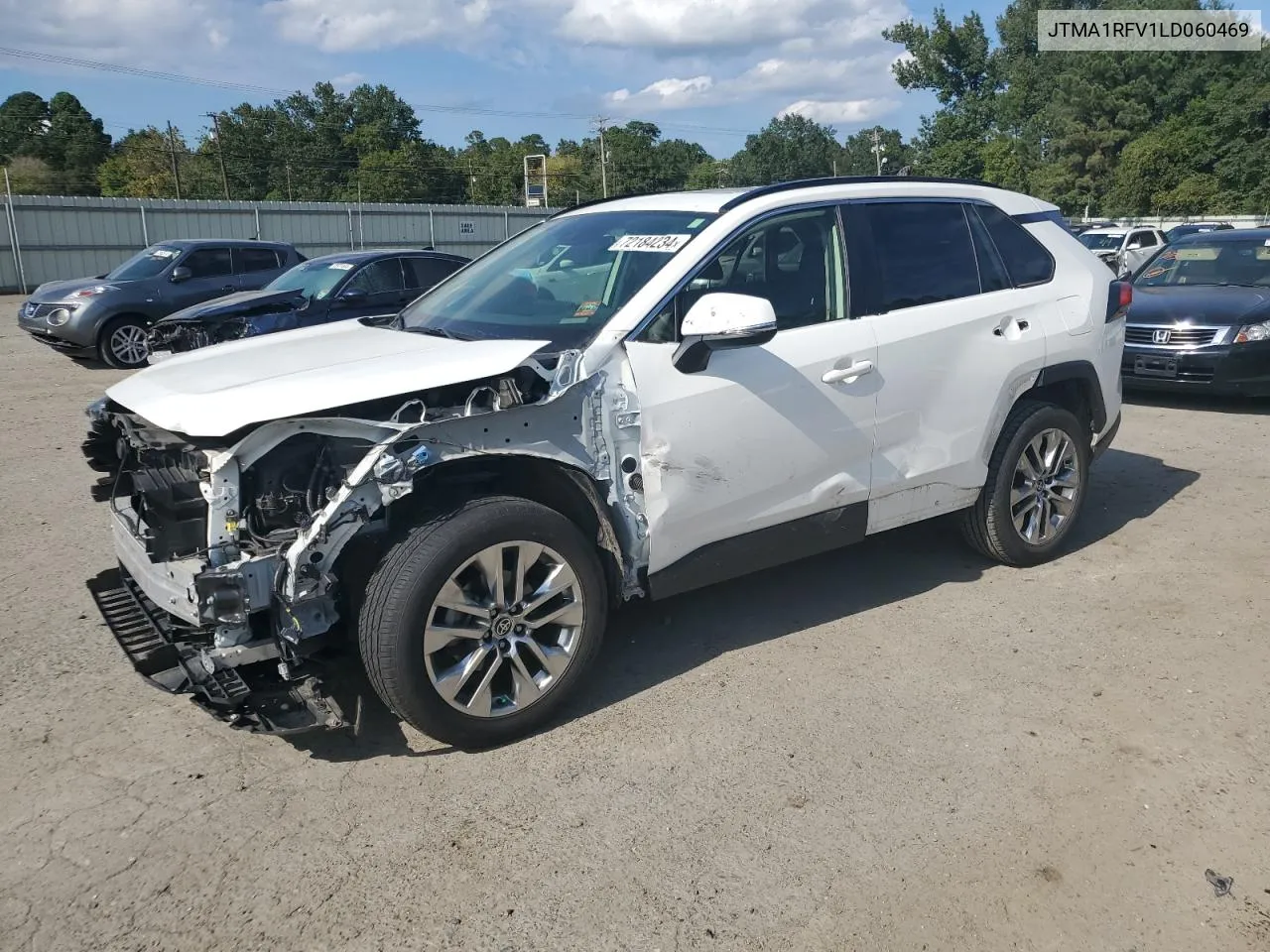 2020 Toyota Rav4 Xle Premium VIN: JTMA1RFV1LD060469 Lot: 72184234