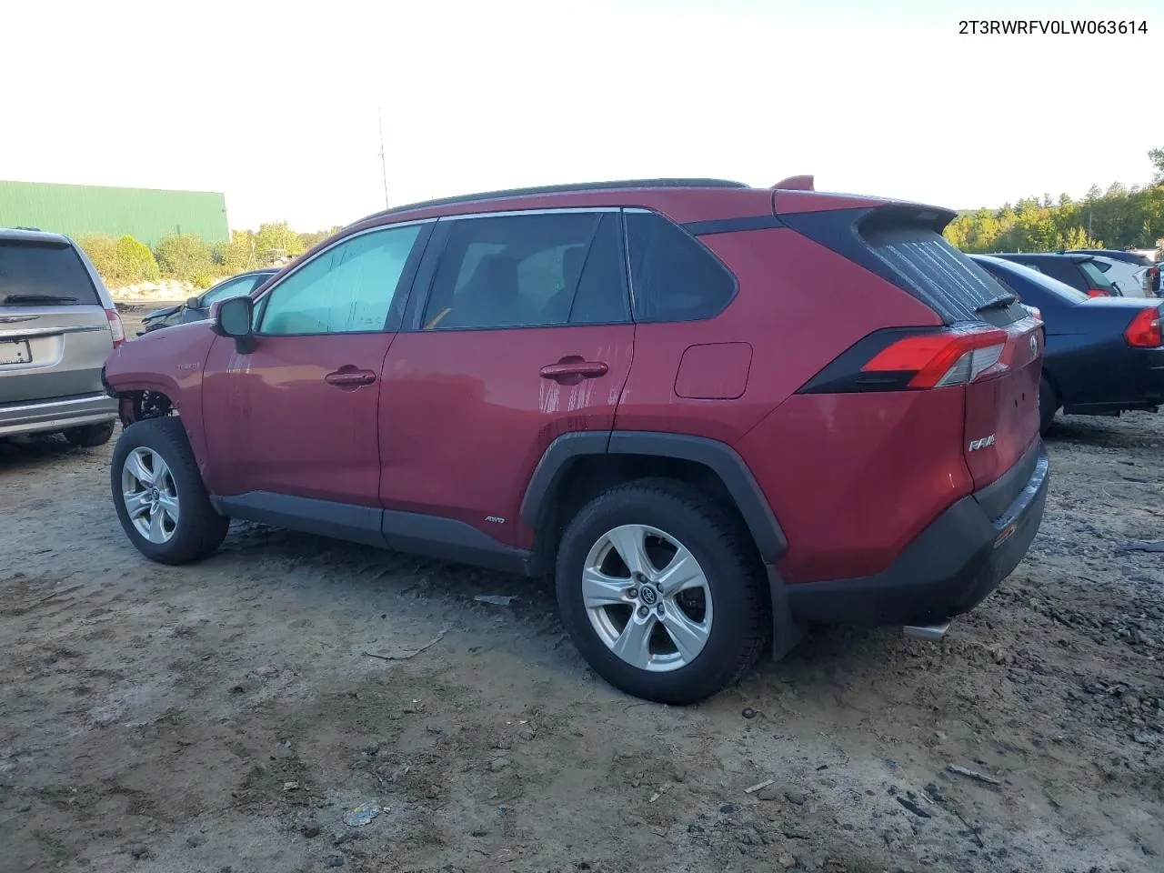 2020 Toyota Rav4 Xle VIN: 2T3RWRFV0LW063614 Lot: 72207954