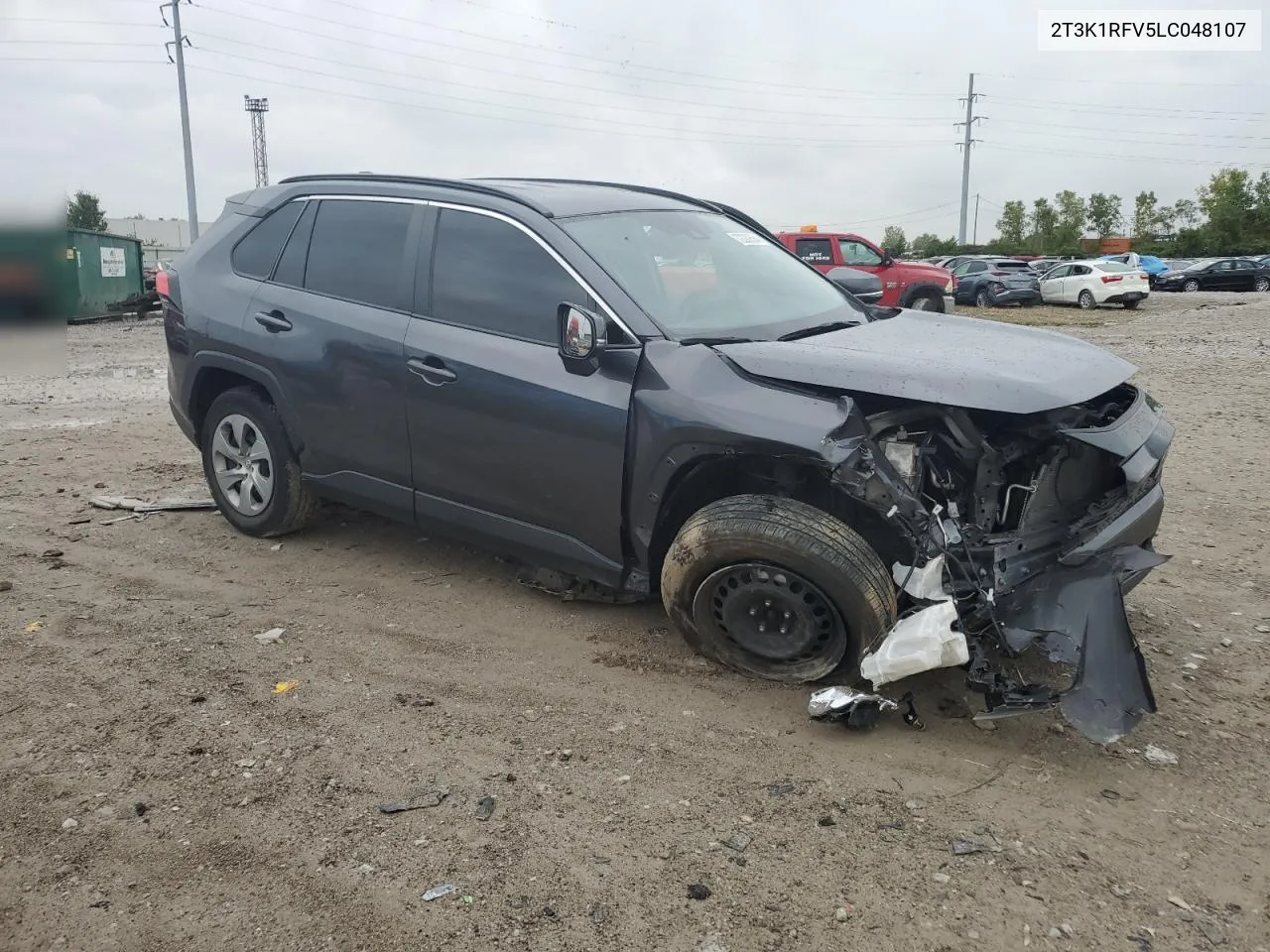 2T3K1RFV5LC048107 2020 Toyota Rav4 Le