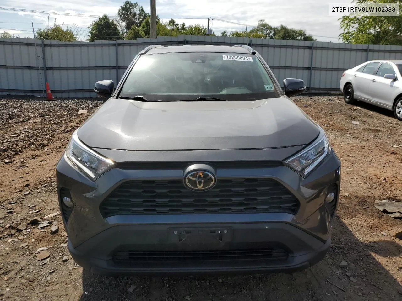 2020 Toyota Rav4 Xle VIN: 2T3P1RFV8LW102388 Lot: 72209804