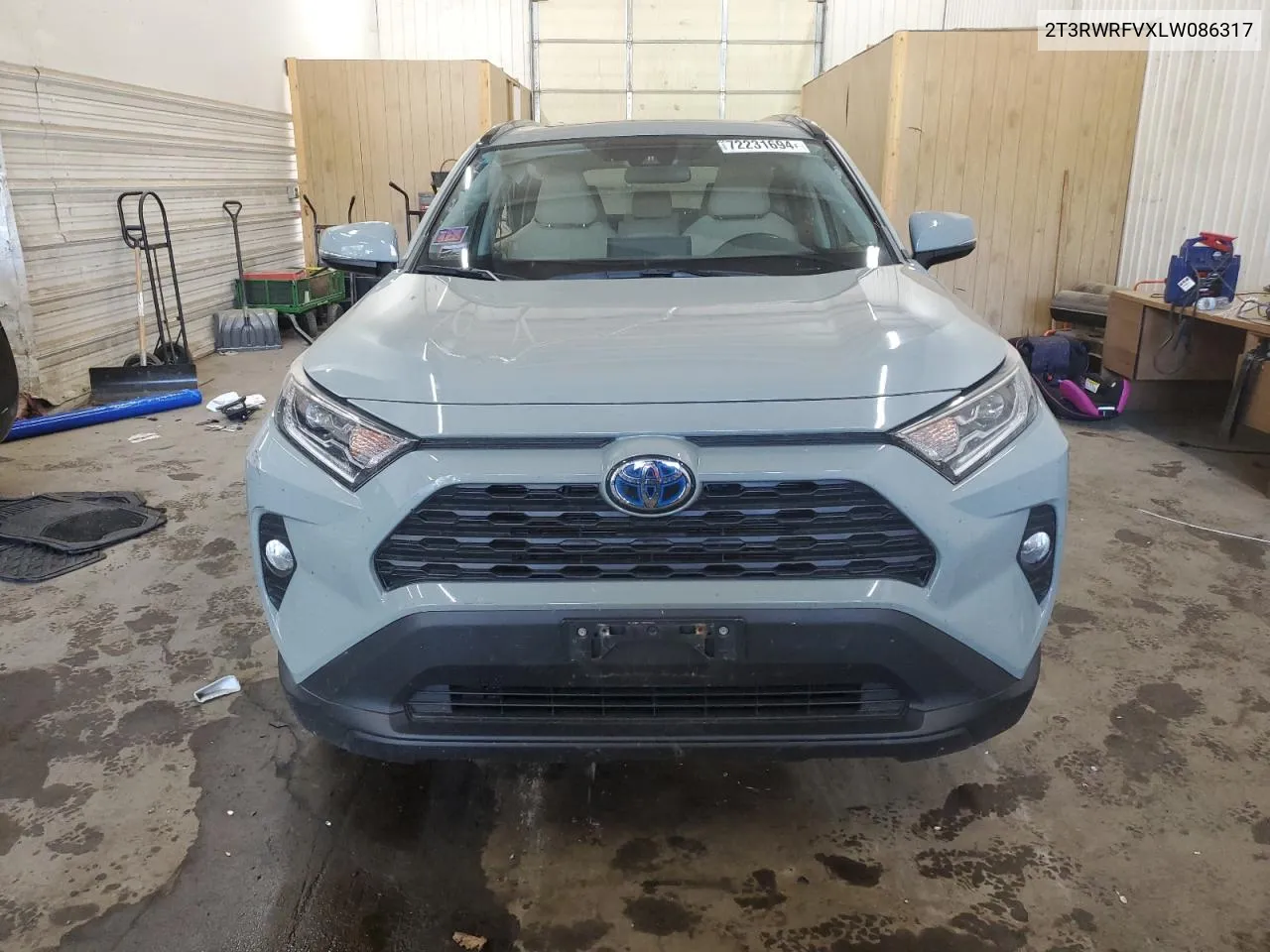 2020 Toyota Rav4 Xle VIN: 2T3RWRFVXLW086317 Lot: 72231694