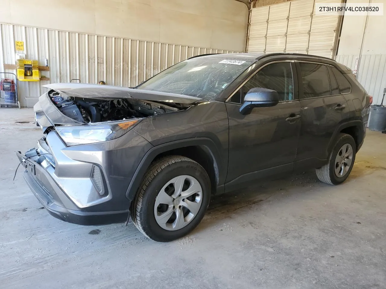 2020 Toyota Rav4 Le VIN: 2T3H1RFV4LC038520 Lot: 72343674