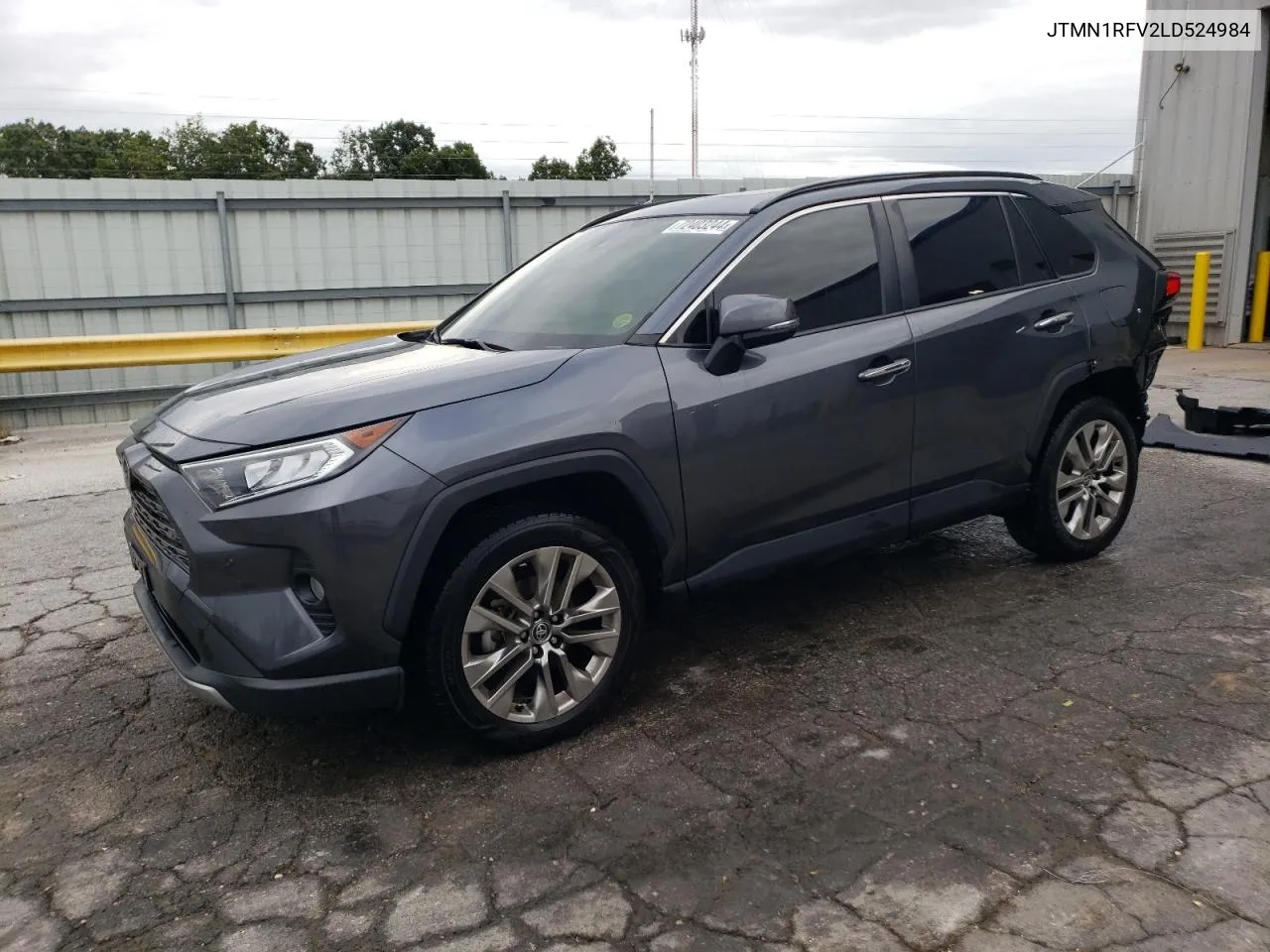 2020 Toyota Rav4 Limited VIN: JTMN1RFV2LD524984 Lot: 72403244