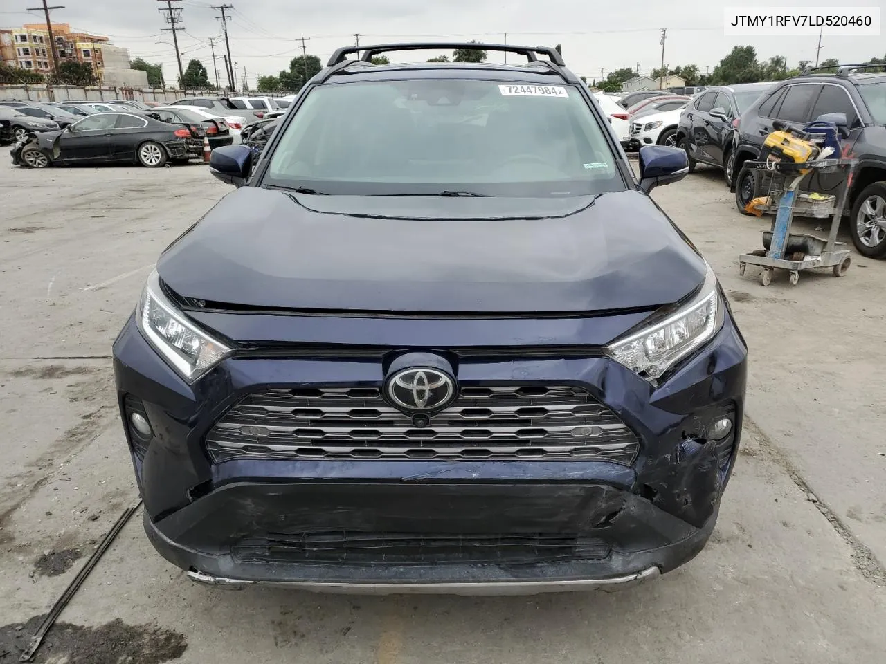 2020 Toyota Rav4 Limited VIN: JTMY1RFV7LD520460 Lot: 72447984