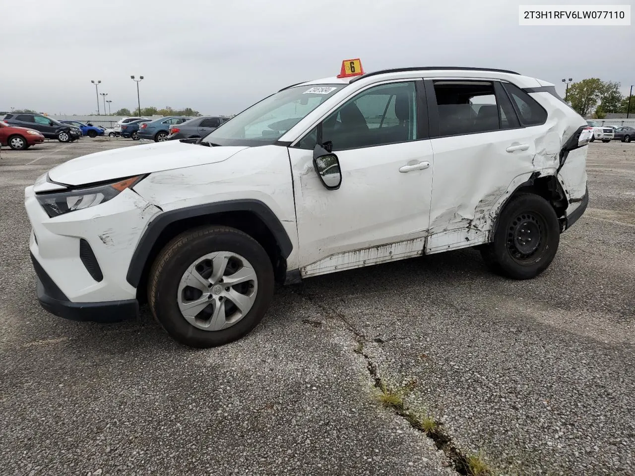 2020 Toyota Rav4 Le VIN: 2T3H1RFV6LW077110 Lot: 72461934