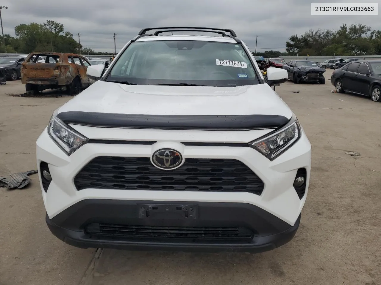 2020 Toyota Rav4 Xle Premium VIN: 2T3C1RFV9LC033663 Lot: 72717674