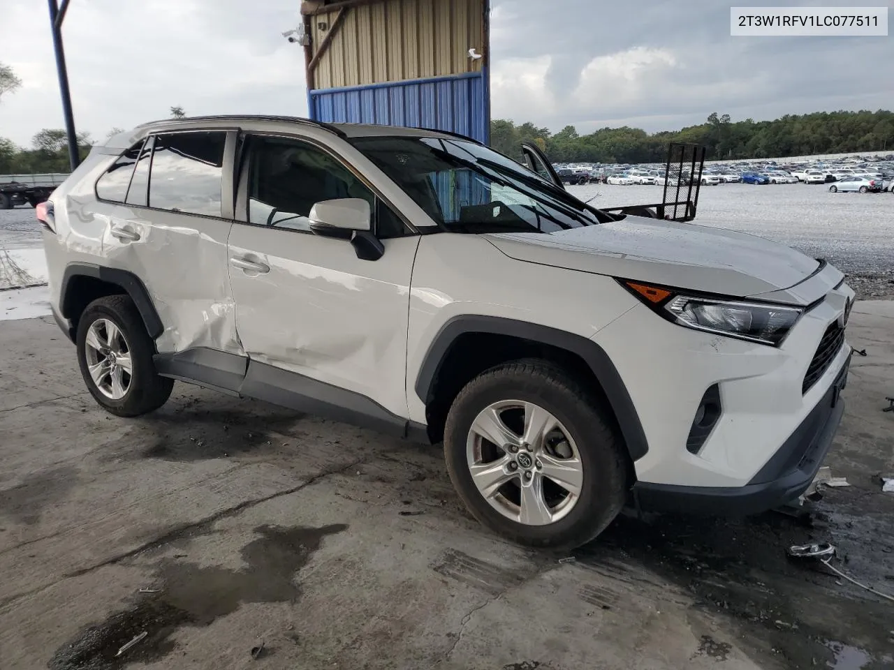 2020 Toyota Rav4 Xle VIN: 2T3W1RFV1LC077511 Lot: 72839544