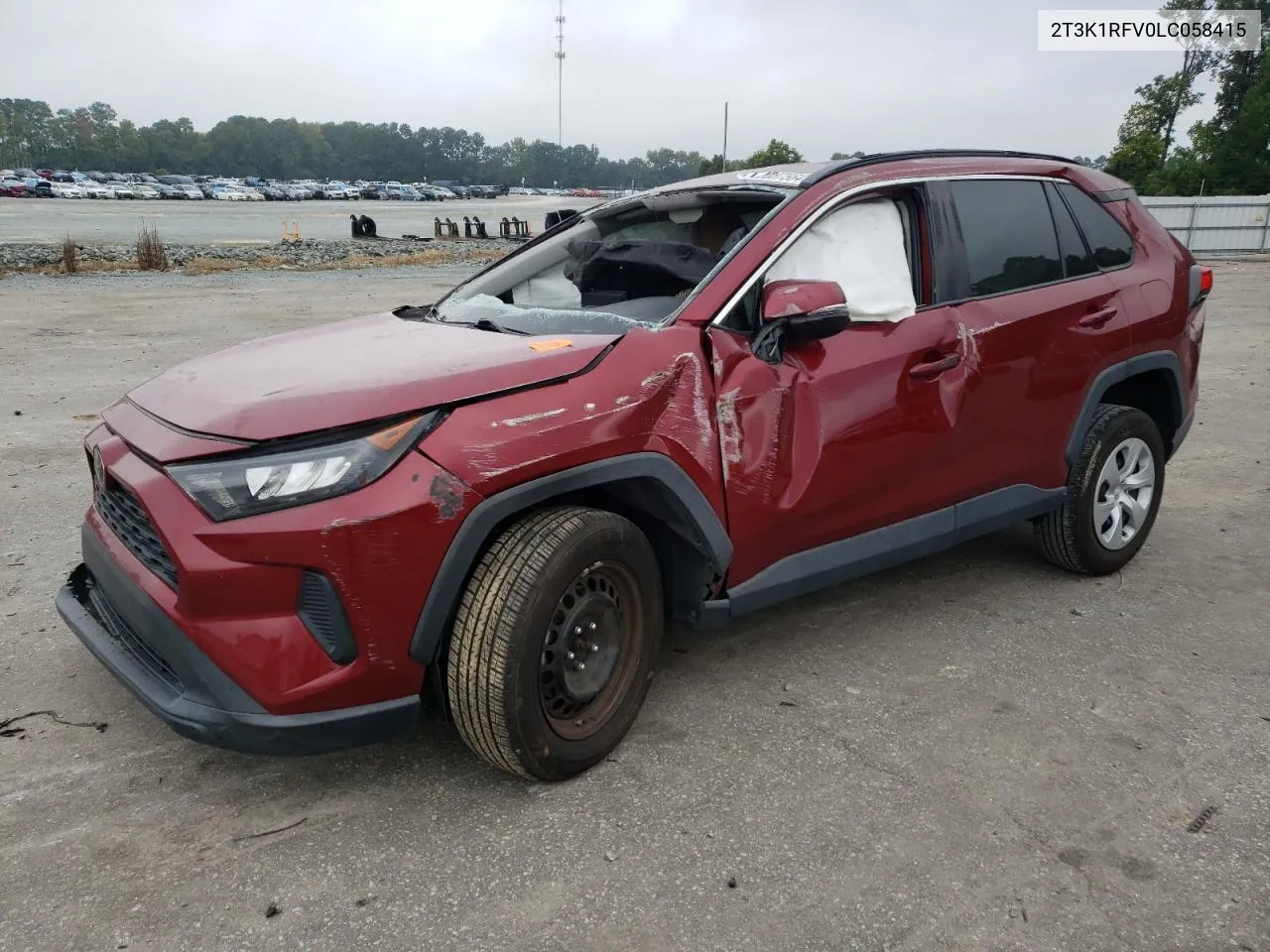 2020 Toyota Rav4 Le VIN: 2T3K1RFV0LC058415 Lot: 72887564