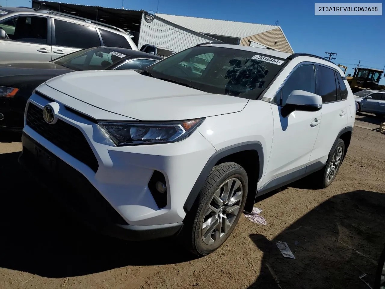 2020 Toyota Rav4 Xle Premium VIN: 2T3A1RFV8LC062658 Lot: 73048454