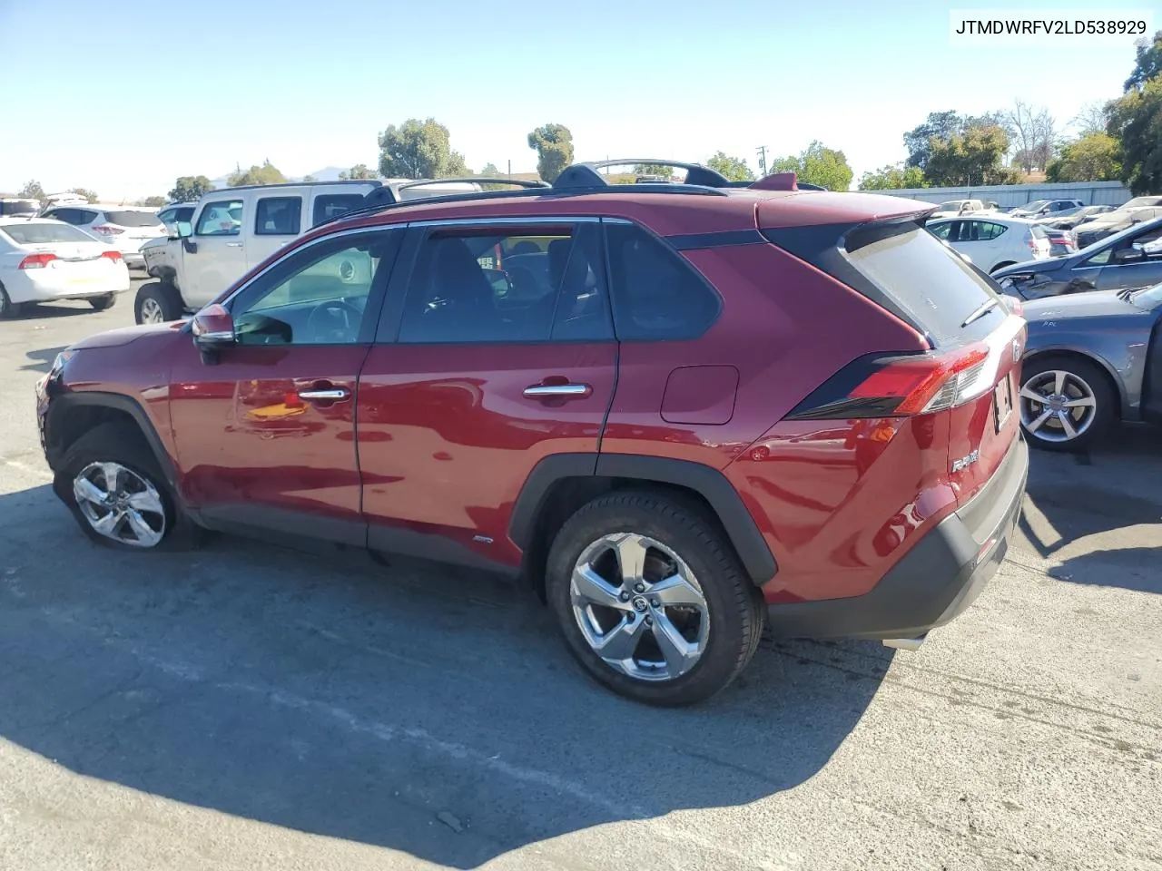 2020 Toyota Rav4 Limited VIN: JTMDWRFV2LD538929 Lot: 73131494