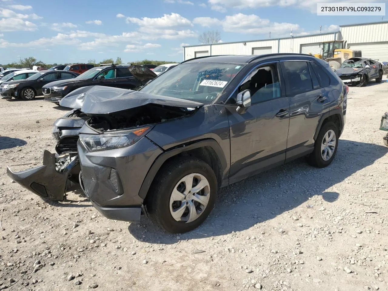 2020 Toyota Rav4 Le VIN: 2T3G1RFV9LC093279 Lot: 73162624