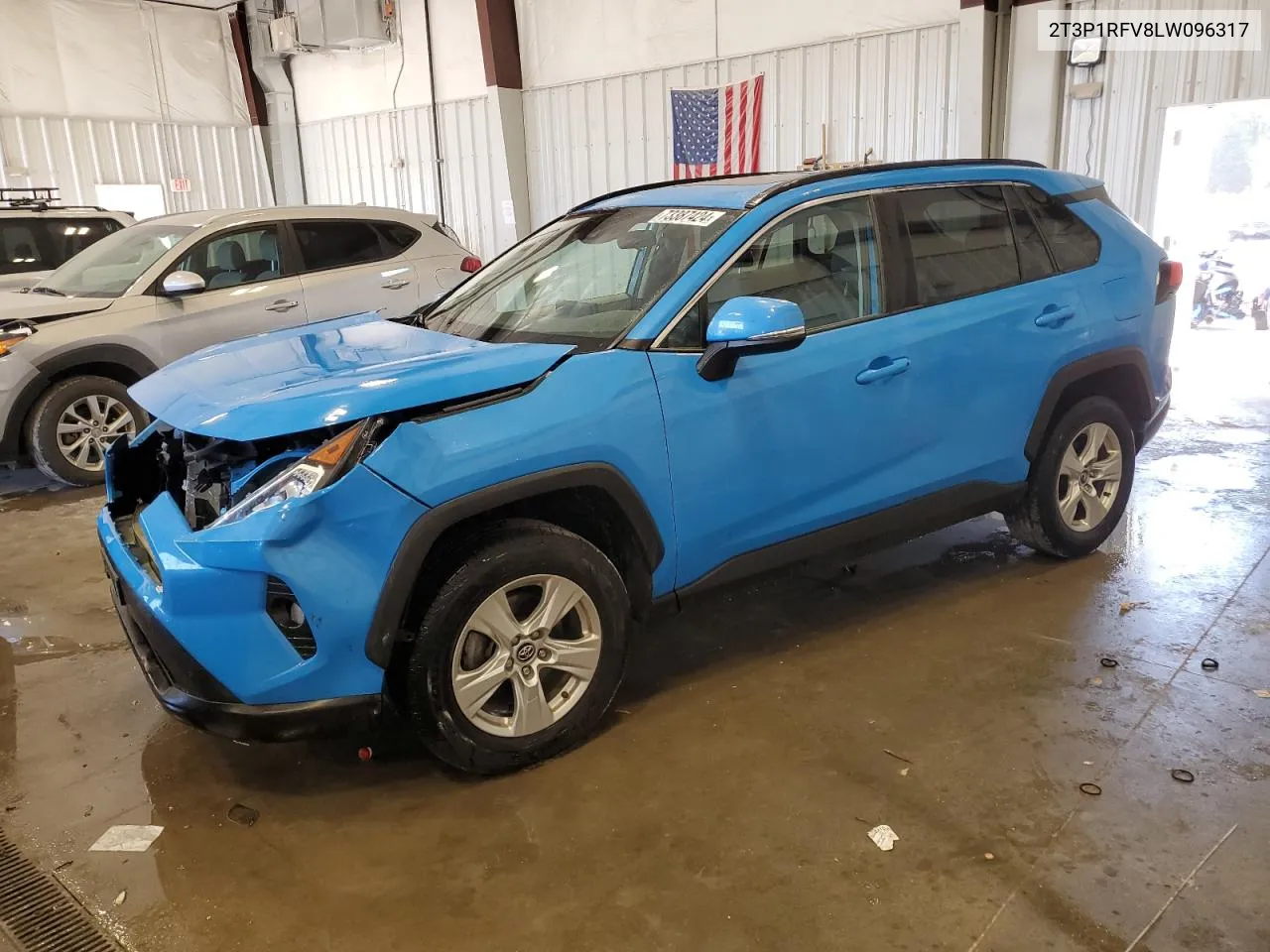 2020 Toyota Rav4 Xle VIN: 2T3P1RFV8LW096317 Lot: 73387424