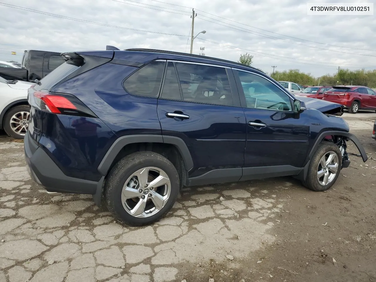 2020 Toyota Rav4 Limited VIN: 4T3DWRFV8LU010251 Lot: 73553434