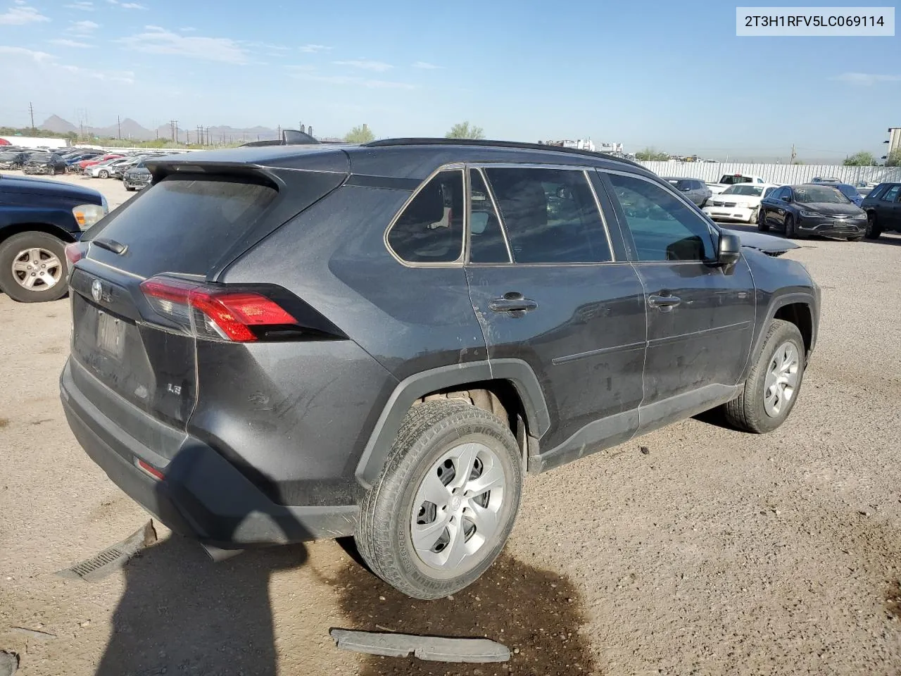 2020 Toyota Rav4 Le VIN: 2T3H1RFV5LC069114 Lot: 73695234