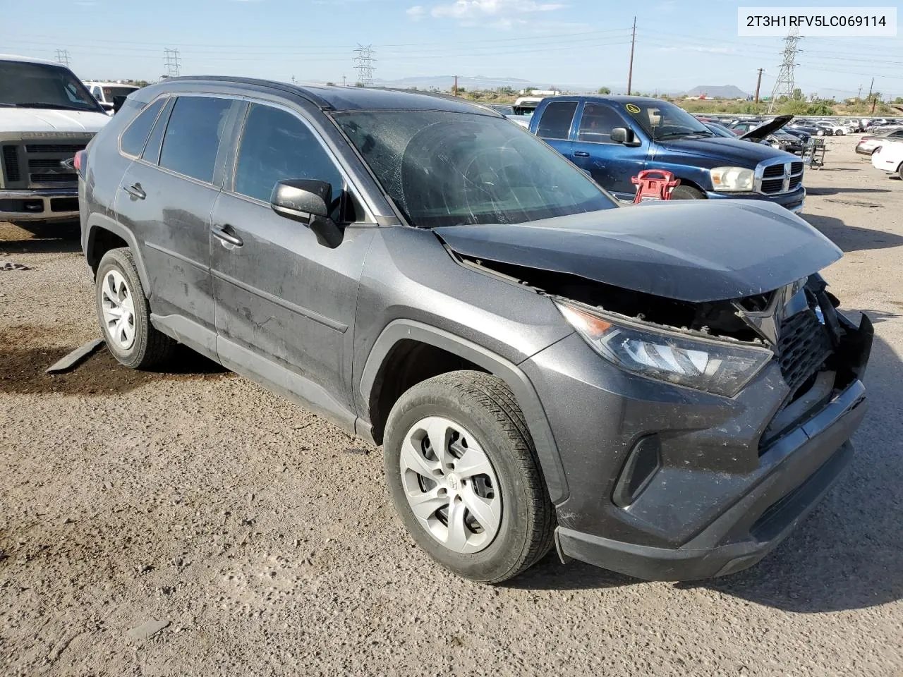 2020 Toyota Rav4 Le VIN: 2T3H1RFV5LC069114 Lot: 73695234