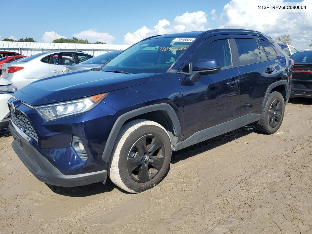 2020 Toyota Rav4 Xle VIN: 2T3P1RFV6LC080604 Lot: 73846684