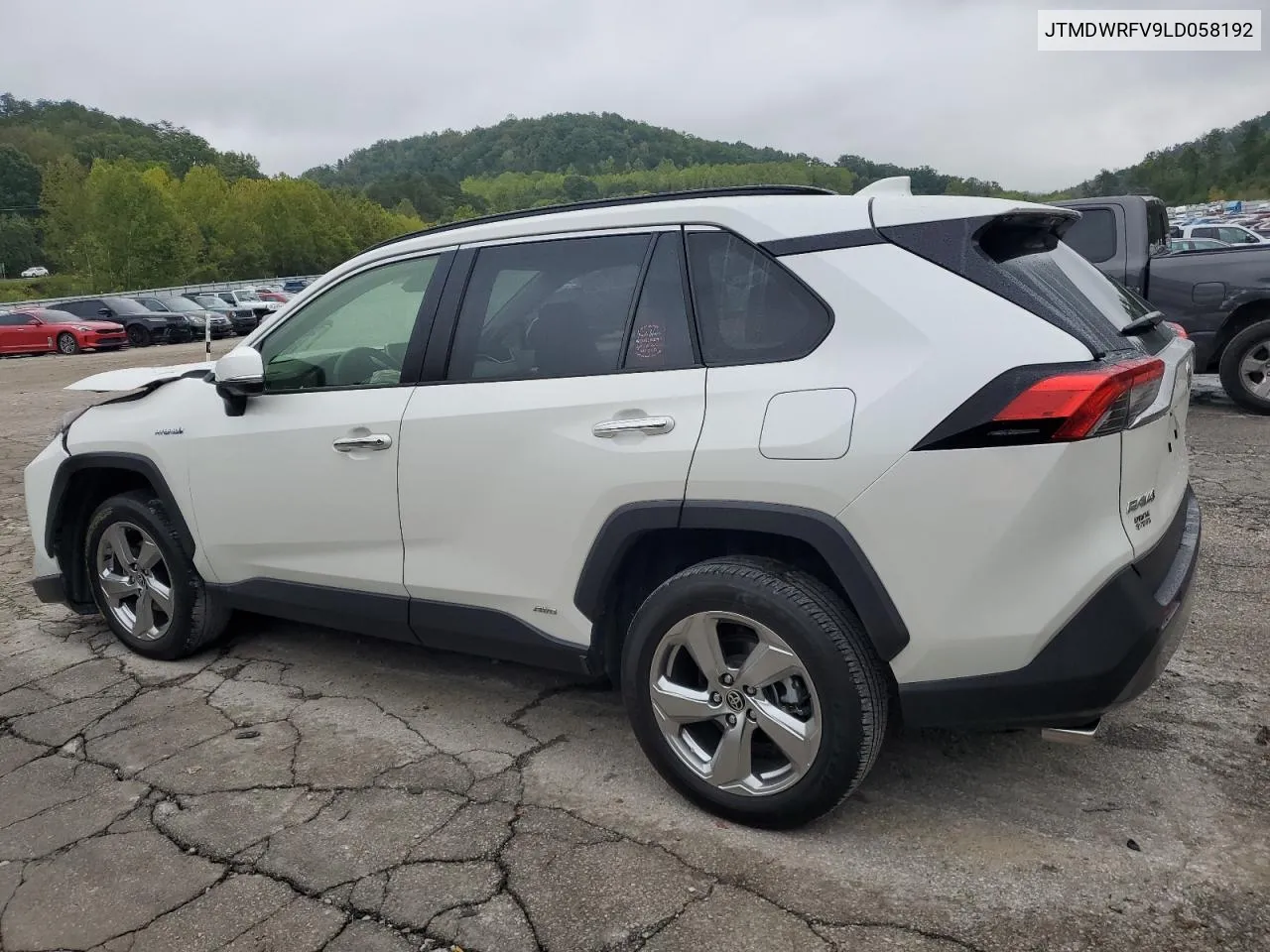 2020 Toyota Rav4 Limited VIN: JTMDWRFV9LD058192 Lot: 73920684