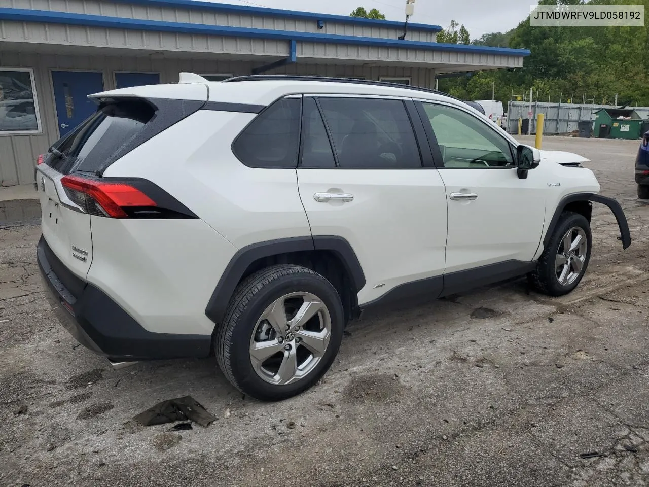 2020 Toyota Rav4 Limited VIN: JTMDWRFV9LD058192 Lot: 73920684