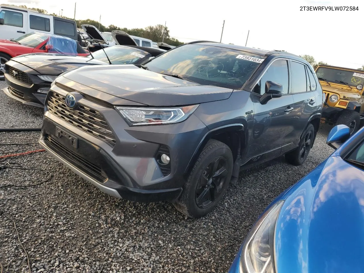 2020 Toyota Rav4 Xse VIN: 2T3EWRFV9LW072584 Lot: 73931034