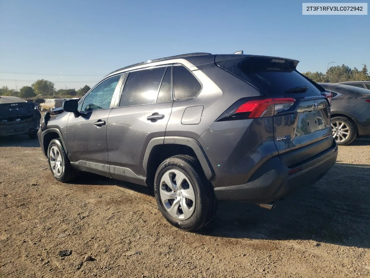 2020 Toyota Rav4 Le VIN: 2T3F1RFV3LC072942 Lot: 74031484