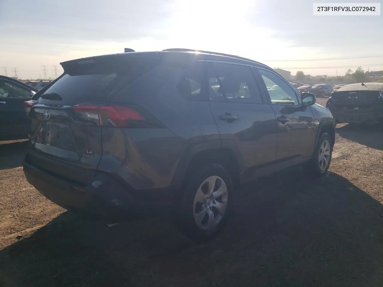 2020 Toyota Rav4 Le VIN: 2T3F1RFV3LC072942 Lot: 74031484