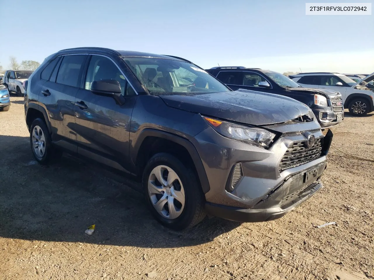 2020 Toyota Rav4 Le VIN: 2T3F1RFV3LC072942 Lot: 74031484