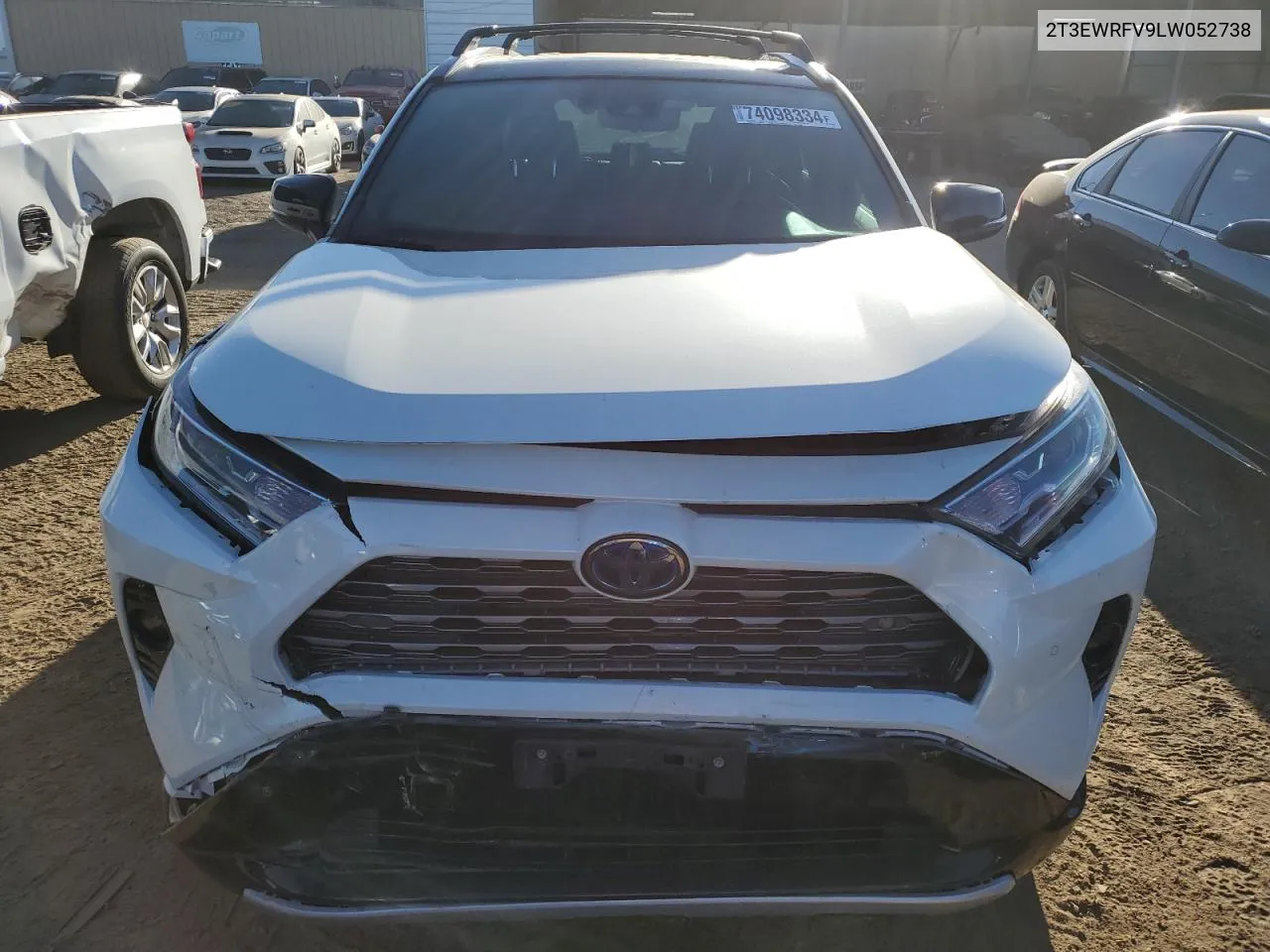 2020 Toyota Rav4 Xse VIN: 2T3EWRFV9LW052738 Lot: 74098334