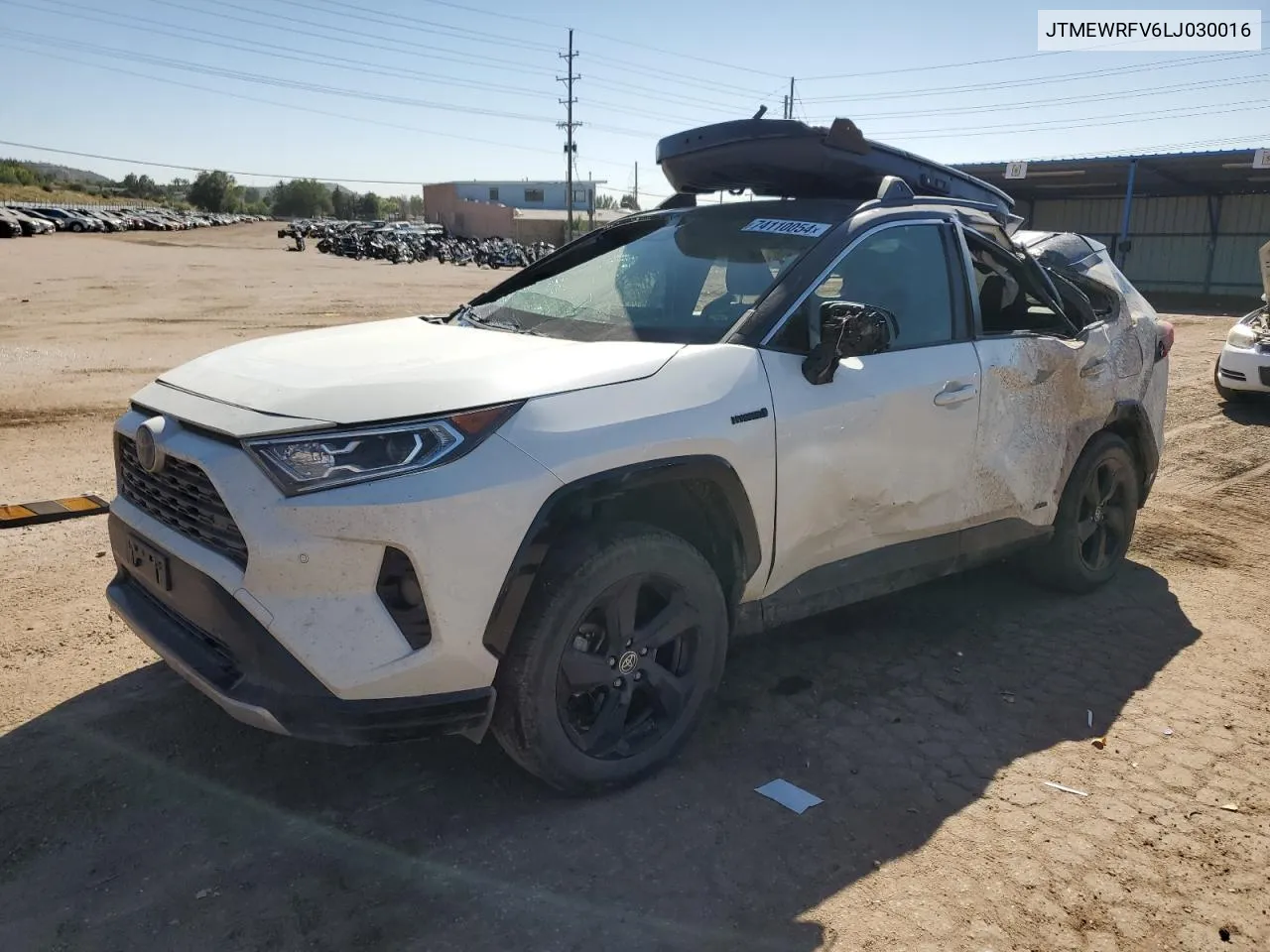 2020 Toyota Rav4 Xse VIN: JTMEWRFV6LJ030016 Lot: 74110054