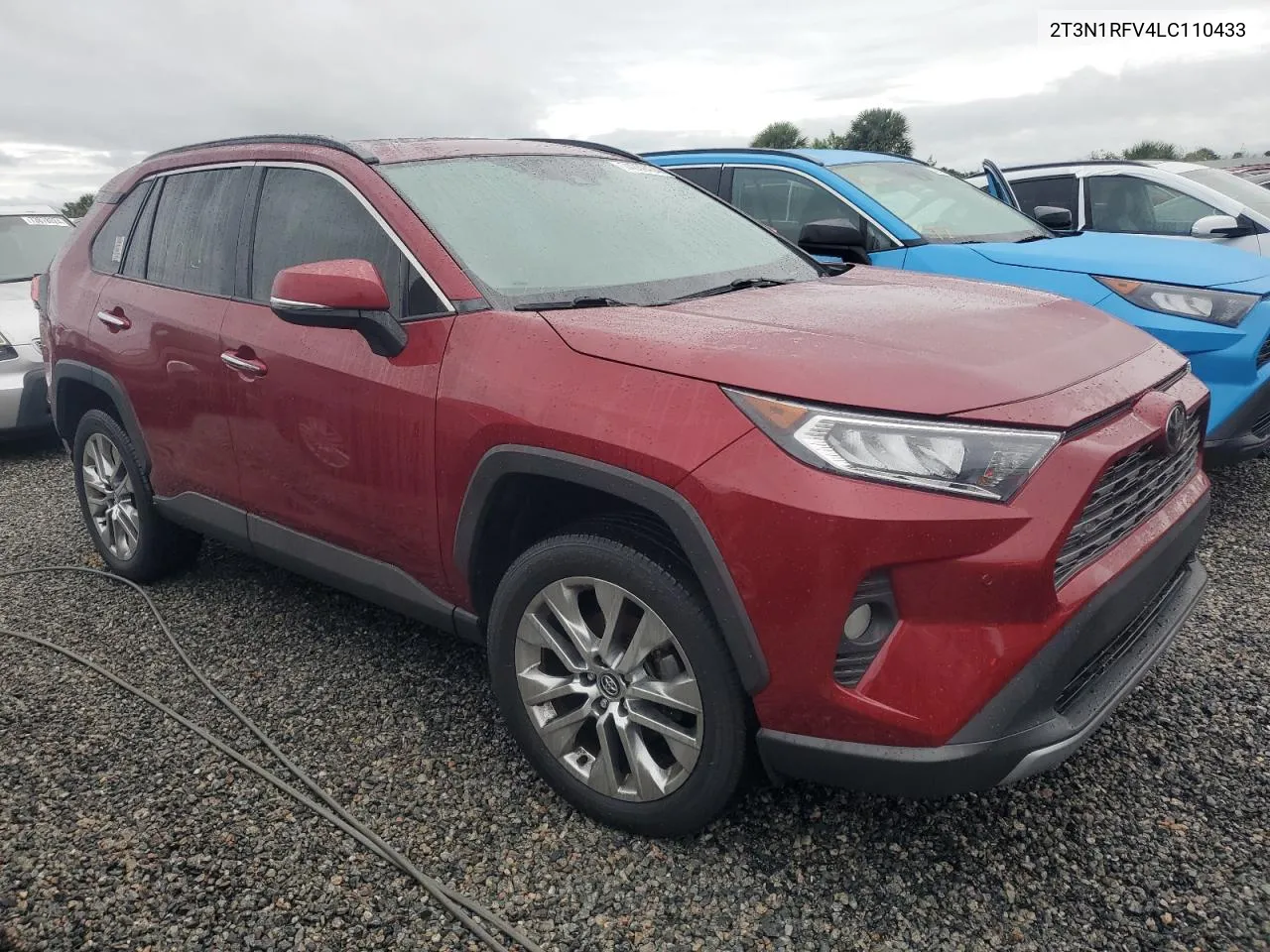 2020 Toyota Rav4 Limited VIN: 2T3N1RFV4LC110433 Lot: 74289434