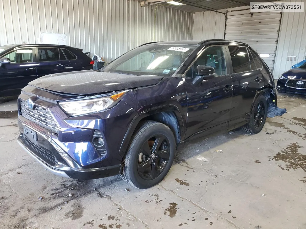 2020 Toyota Rav4 Xse VIN: 2T3EWRFV5LW072551 Lot: 74325984