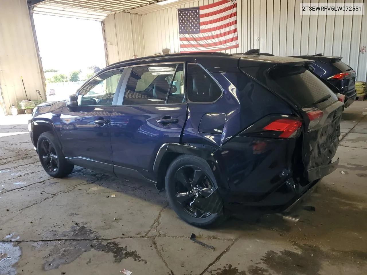 2020 Toyota Rav4 Xse VIN: 2T3EWRFV5LW072551 Lot: 74325984