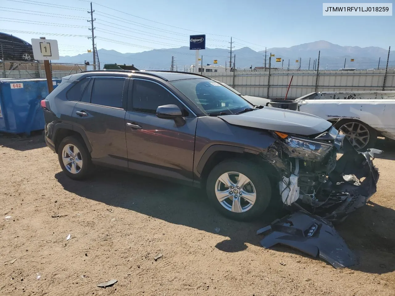 2020 Toyota Rav4 Xle VIN: JTMW1RFV1LJ018259 Lot: 74387604