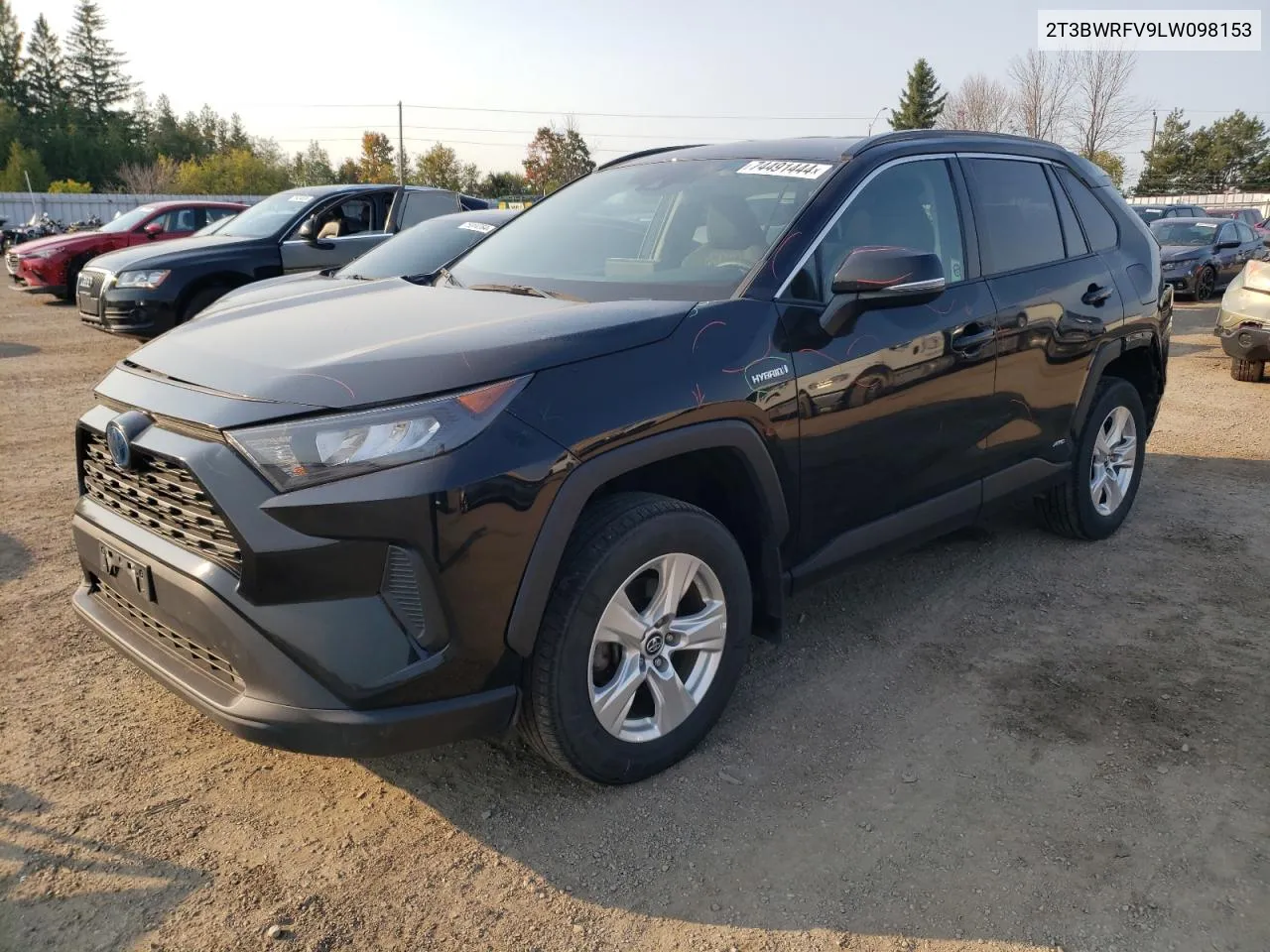 2020 Toyota Rav4 Le VIN: 2T3BWRFV9LW098153 Lot: 74491444