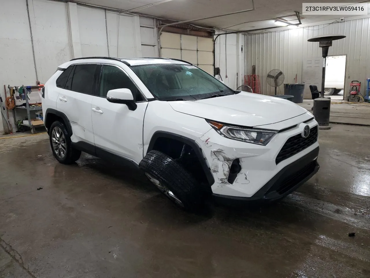 2020 Toyota Rav4 Xle Premium VIN: 2T3C1RFV3LW059416 Lot: 74523904