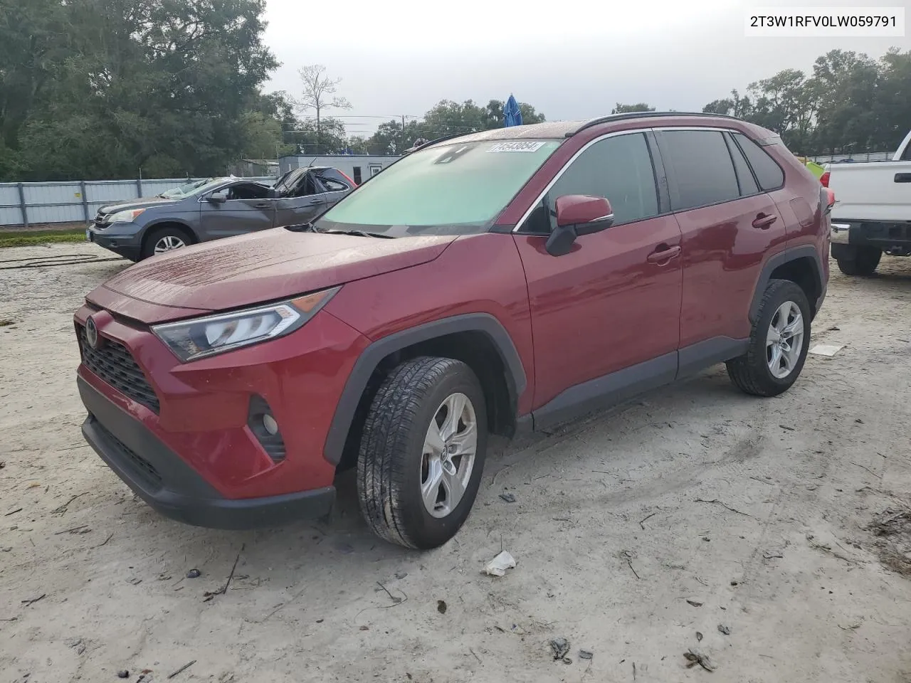 2020 Toyota Rav4 Xle VIN: 2T3W1RFV0LW059791 Lot: 74543054