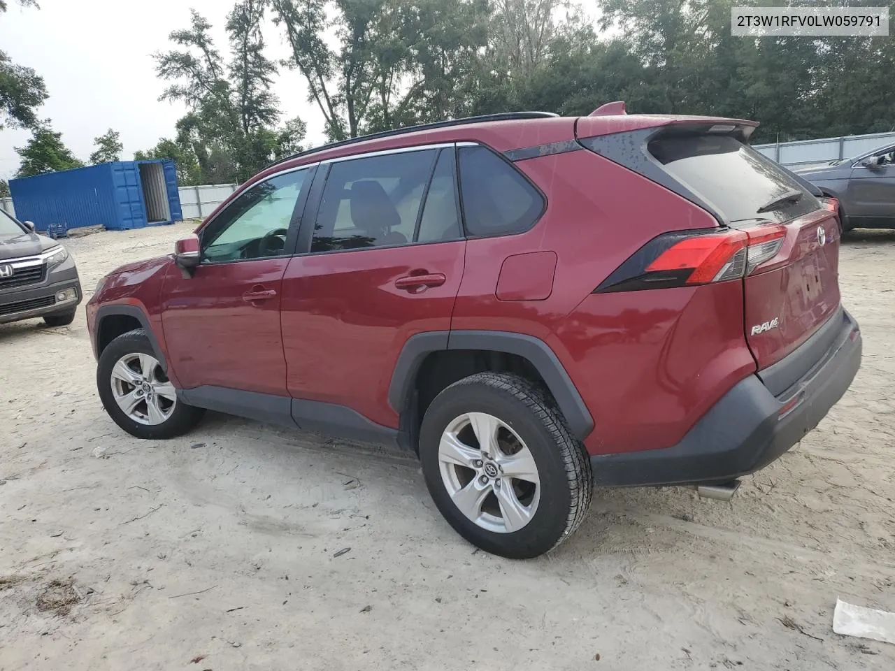 2020 Toyota Rav4 Xle VIN: 2T3W1RFV0LW059791 Lot: 74543054