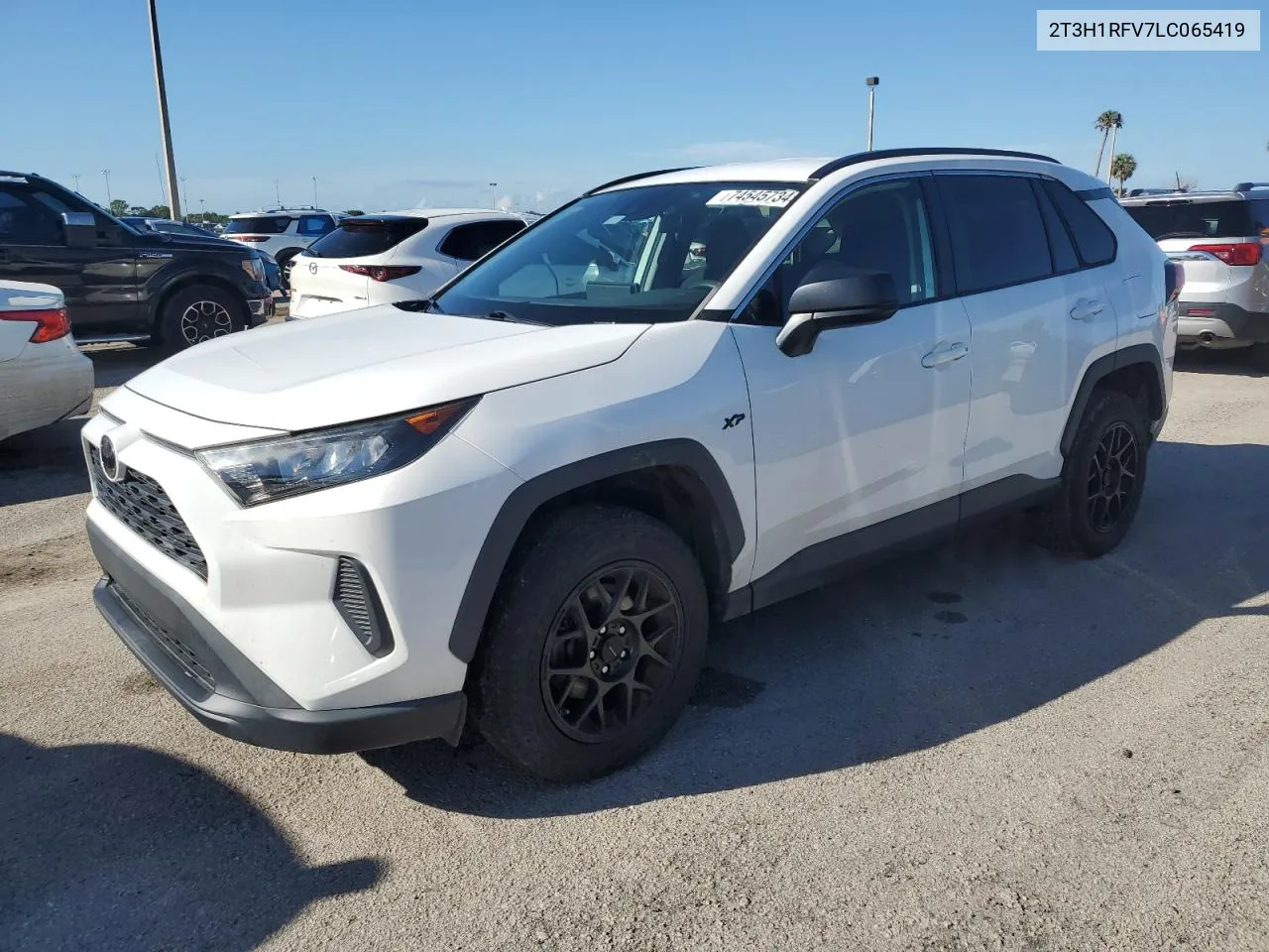 2020 Toyota Rav4 Le VIN: 2T3H1RFV7LC065419 Lot: 74545734