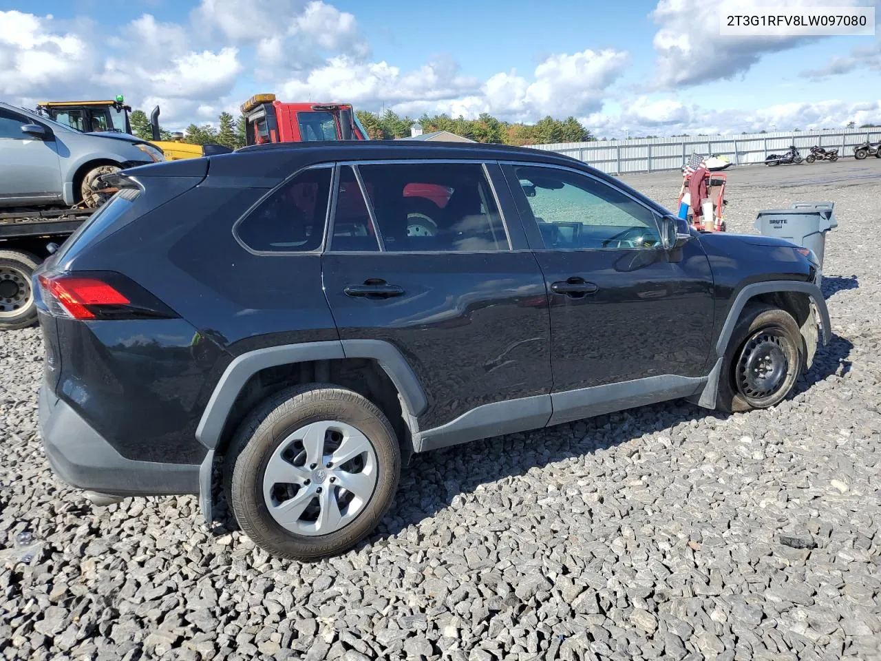 2020 Toyota Rav4 Le VIN: 2T3G1RFV8LW097080 Lot: 74572574