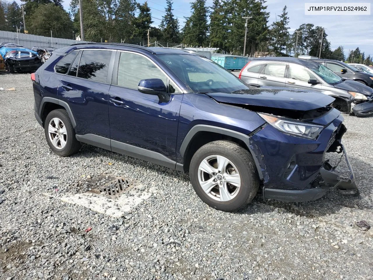 2020 Toyota Rav4 Xle VIN: JTMP1RFV2LD524962 Lot: 74630024