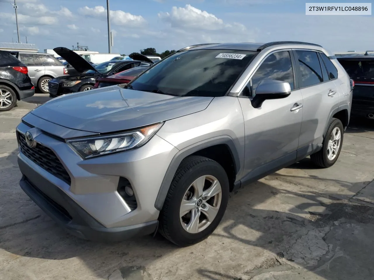 2020 Toyota Rav4 Xle VIN: 2T3W1RFV1LC048896 Lot: 74856234