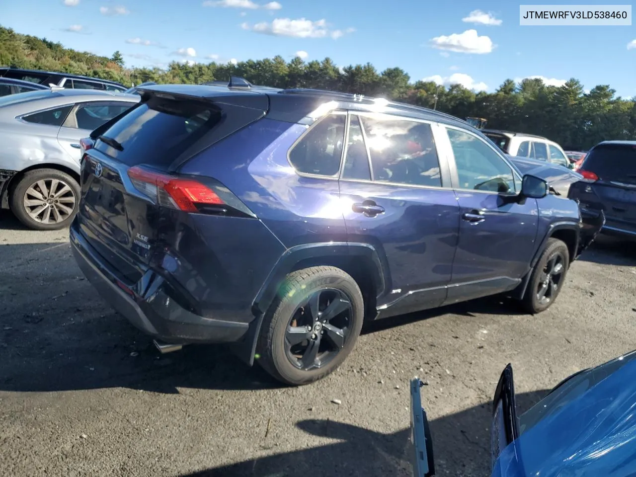 2020 Toyota Rav4 Xse VIN: JTMEWRFV3LD538460 Lot: 75012764