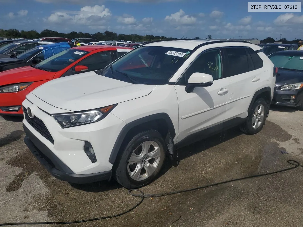 2020 Toyota Rav4 Xle VIN: 2T3P1RFVXLC107612 Lot: 75247204