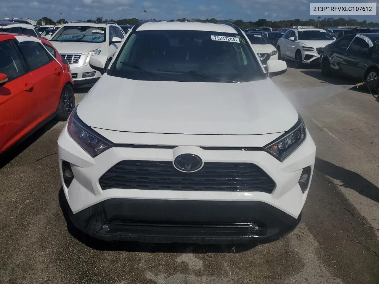 2020 Toyota Rav4 Xle VIN: 2T3P1RFVXLC107612 Lot: 75247204