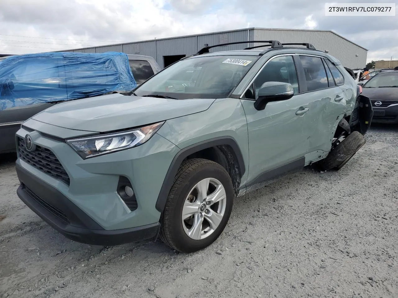 2020 Toyota Rav4 Xle VIN: 2T3W1RFV7LC079277 Lot: 75300414