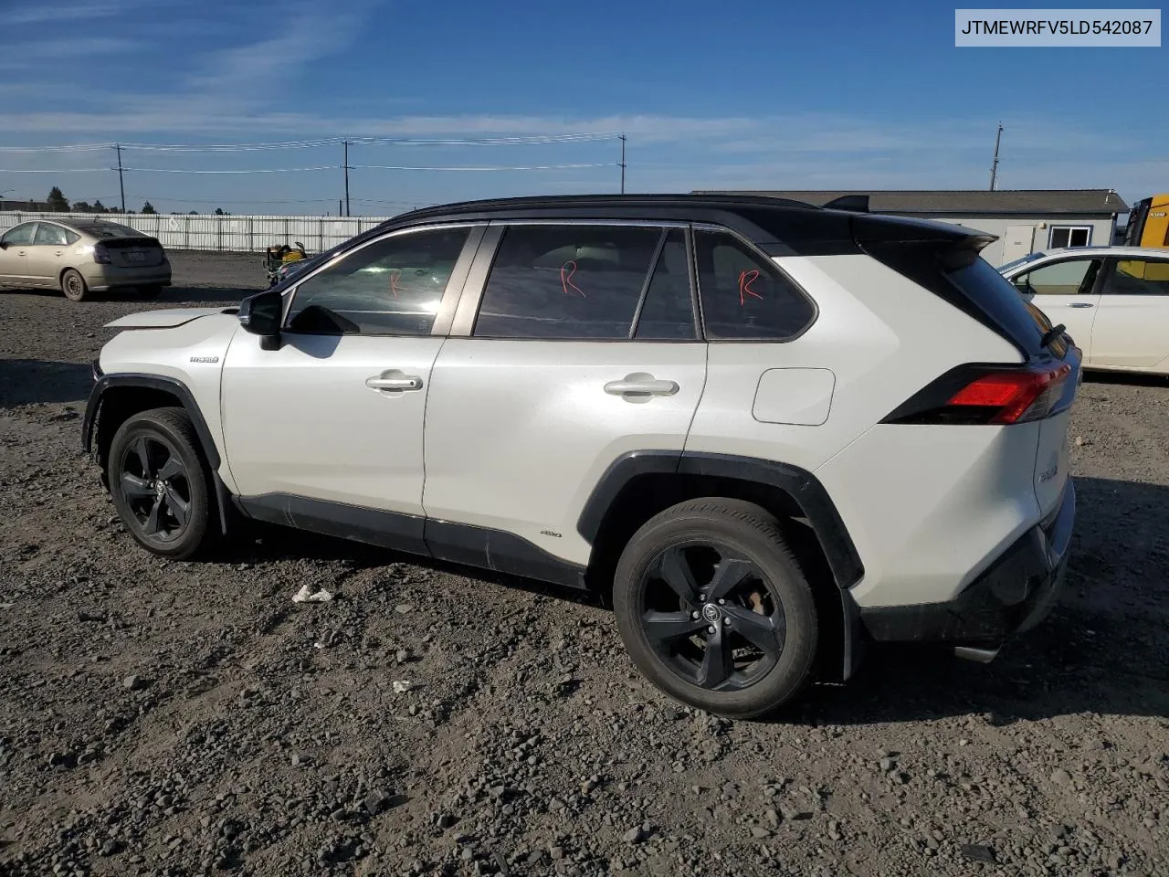 2020 Toyota Rav4 Xse VIN: JTMEWRFV5LD542087 Lot: 75334414