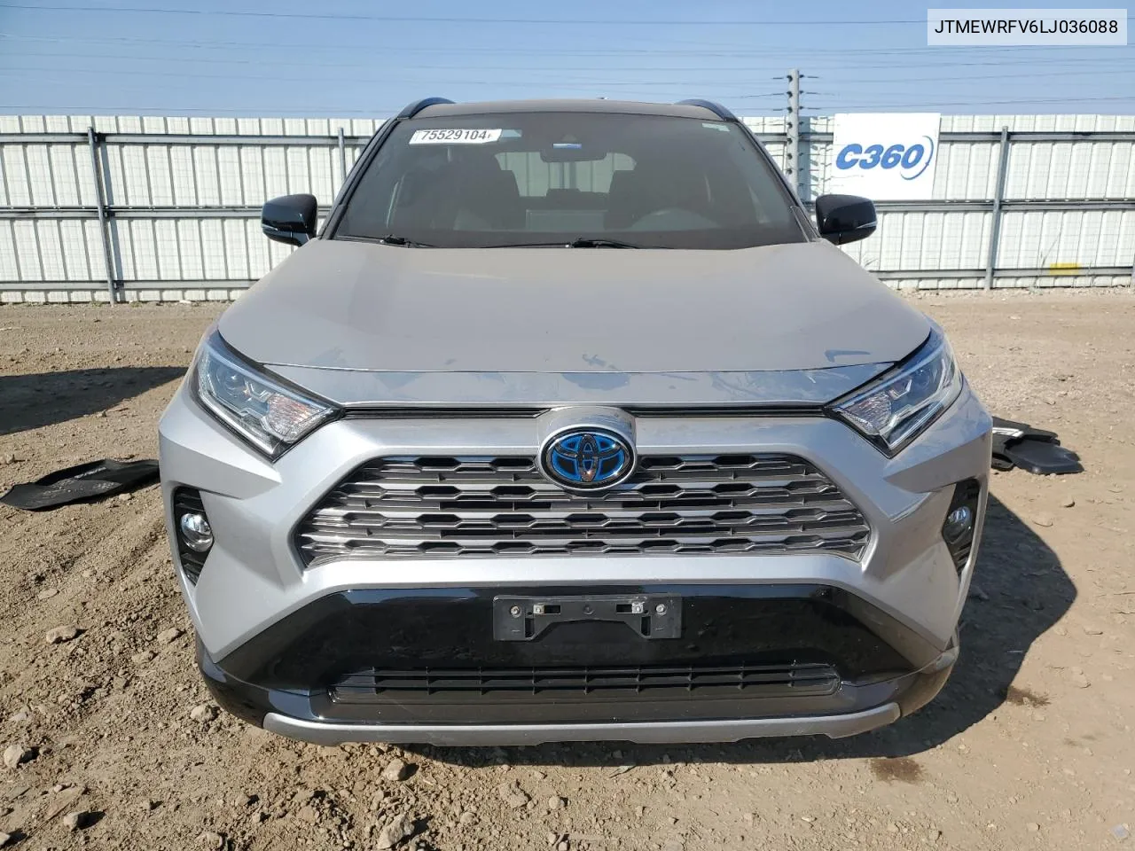 2020 Toyota Rav4 Xse VIN: JTMEWRFV6LJ036088 Lot: 75529104