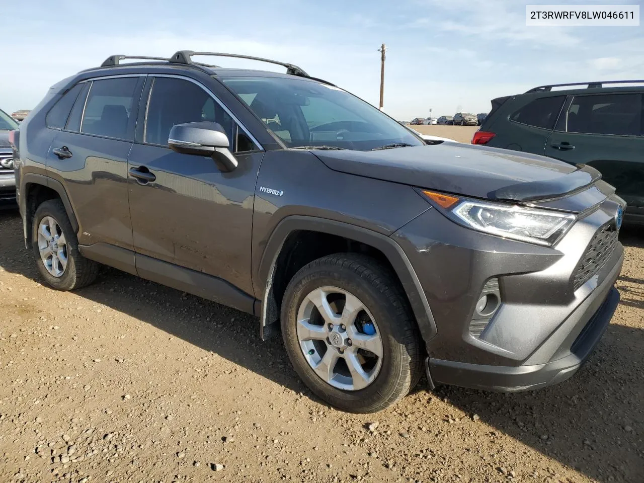 2020 Toyota Rav4 Xle VIN: 2T3RWRFV8LW046611 Lot: 75658224