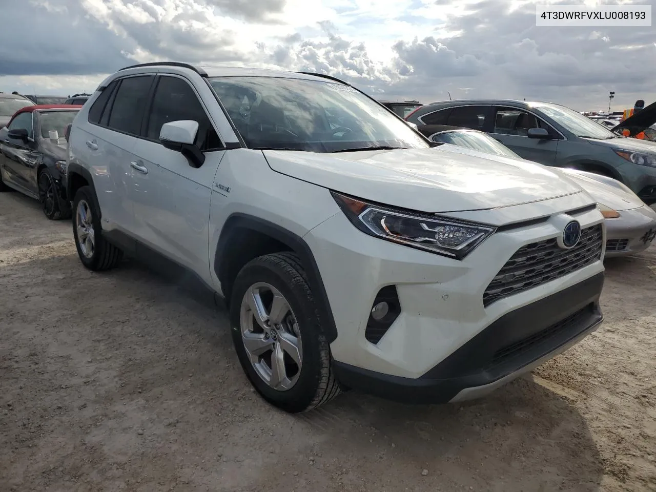 2020 Toyota Rav4 Limited VIN: 4T3DWRFVXLU008193 Lot: 75676334