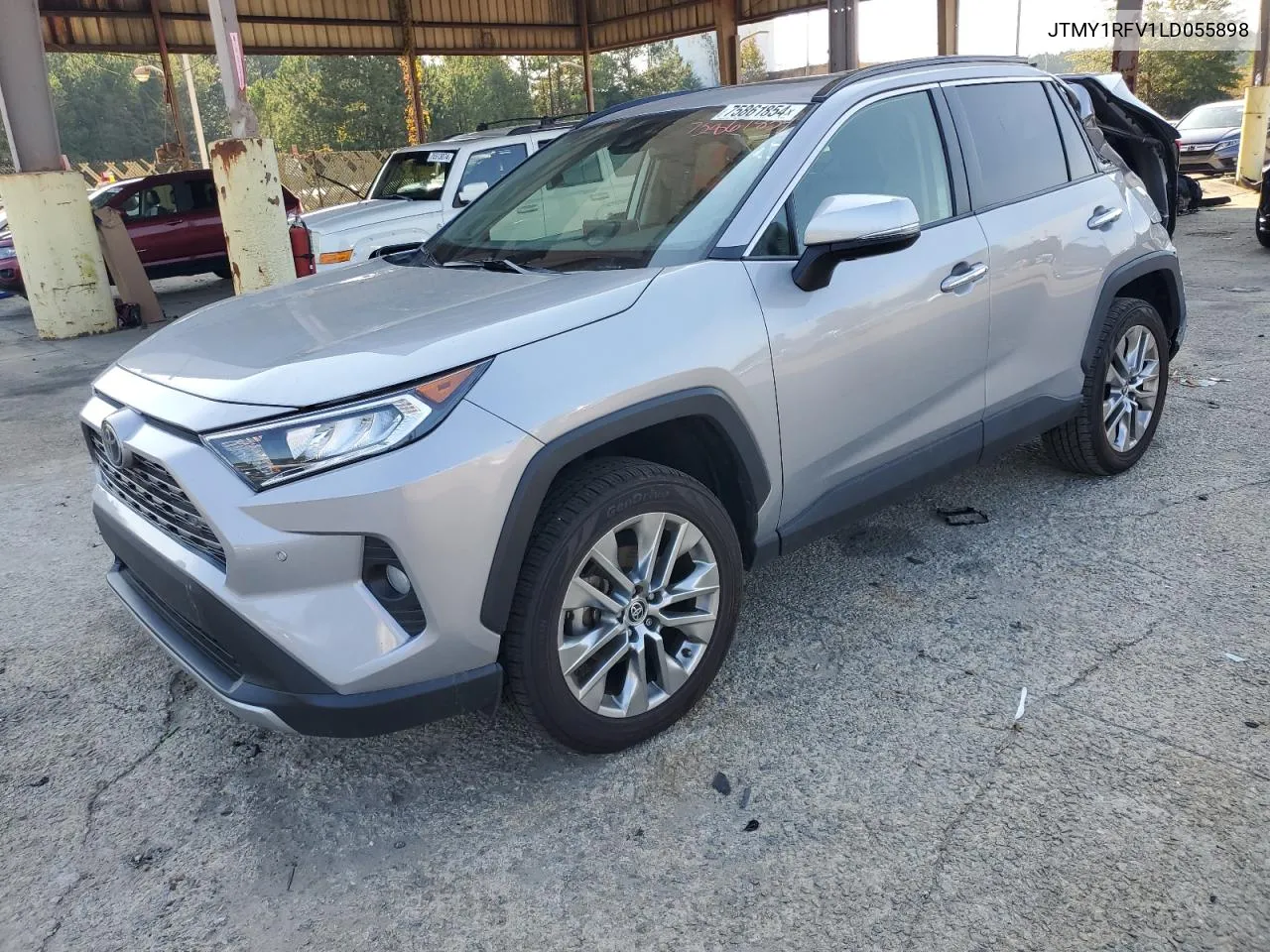 2020 Toyota Rav4 Limited VIN: JTMY1RFV1LD055898 Lot: 75861854